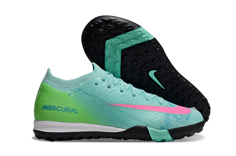 （到货27-35）耐克刺客16代全气垫防水针织碎钉足球鞋Nike Air Zoom Mercurial Vapor XV Elite TF 27-35