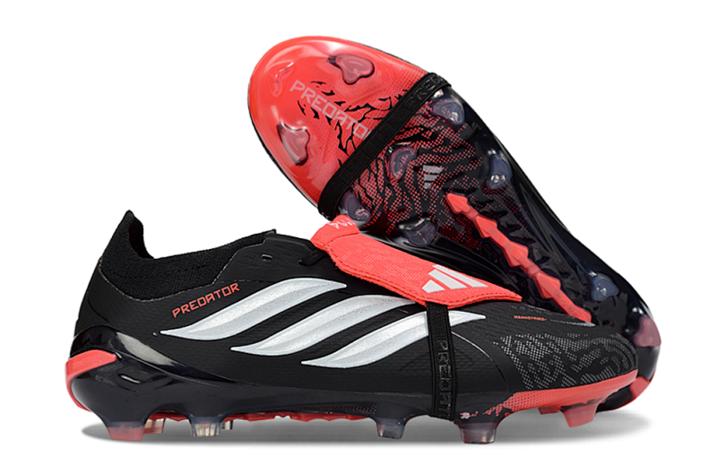 （到货36-45）阿迪达斯猎鹰26全针织有鞋带高帮FG足球鞋PREDATOR ACCURACY FG BOOTS 39-45