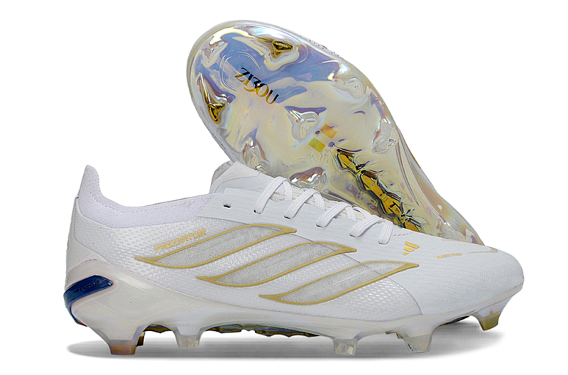 （到货36-45）阿迪达斯猎鹰26全针织有鞋带FG足球鞋PREDATOR ACCURACY FG BOOTS SIZE：36-45