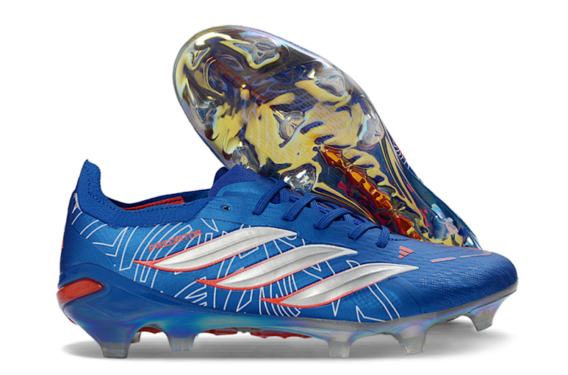 （到货36-45）阿迪达斯猎鹰26全针织有鞋带FG足球鞋PREDATOR ACCURACY FG BOOTS SIZE：36-45
