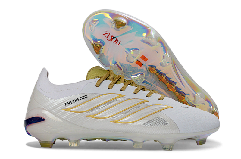 （到货36-45）阿迪达斯猎鹰26全针织有鞋带FG足球鞋PREDATOR ACCURACY FG BOOTS SIZE：36-45