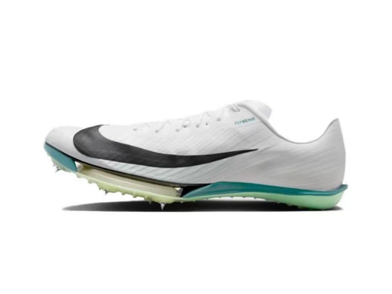 现货/arrived）耐克巴黎新款冰蓝白针织气垫男女短跑钉鞋Nike Air Zoom Maxfly二代 36-44