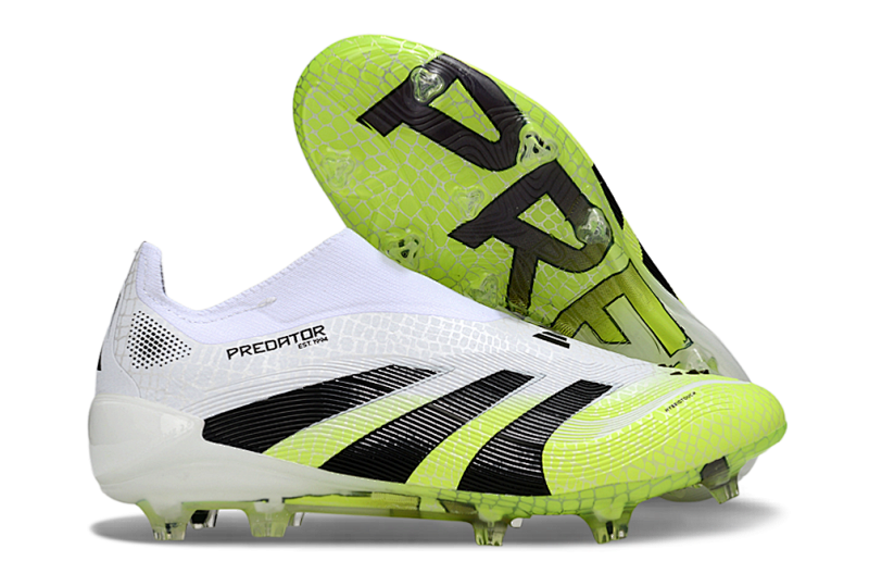 （到货36-45）阿迪达斯猎鹰25代全针织无鞋带FG足球鞋PREDATOR ACCURACY+ FG BOOTS 36-45