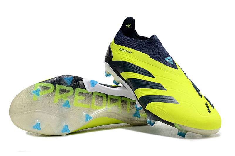 （到货39-45）阿迪达斯猎鹰精华全针织有鞋带高帮FG足球鞋PREDATOR ACCURACY+ FG BOOTS39-45