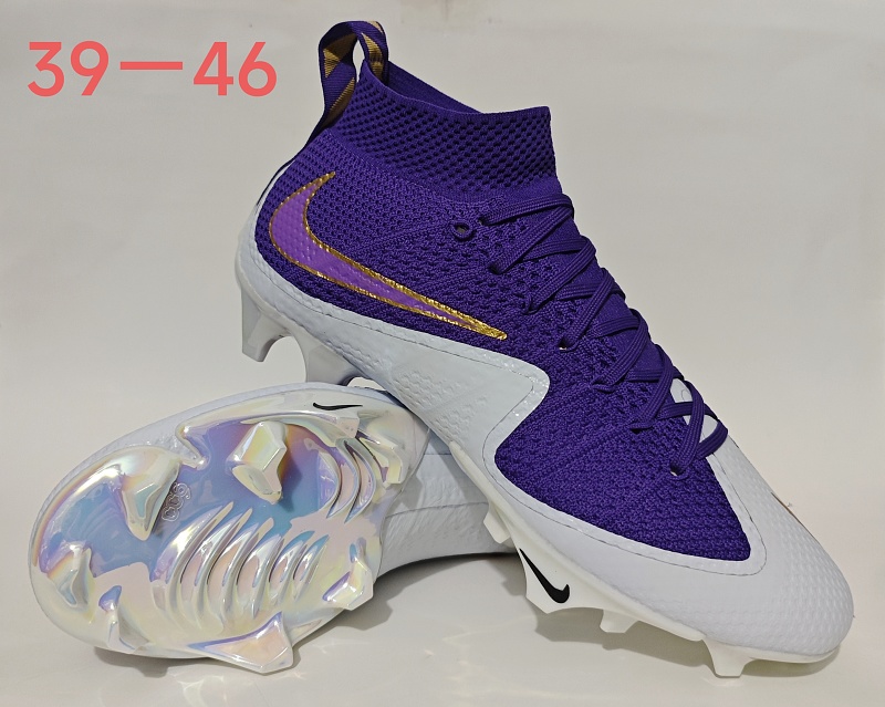 (到货39-46）耐克全新全针织减震防滑耐磨橄榄球鞋黑白色 NIKE Vapor Edge 360 39-46