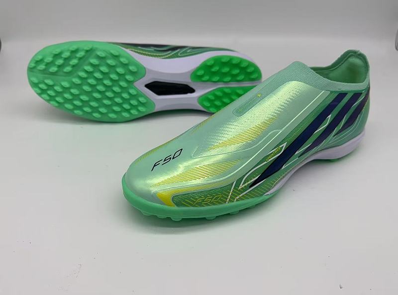 (到货36-45）阿迪达斯F50无鞋带全针织防水TF足球鞋adidas F50 Elite Laceless TF 36-45
