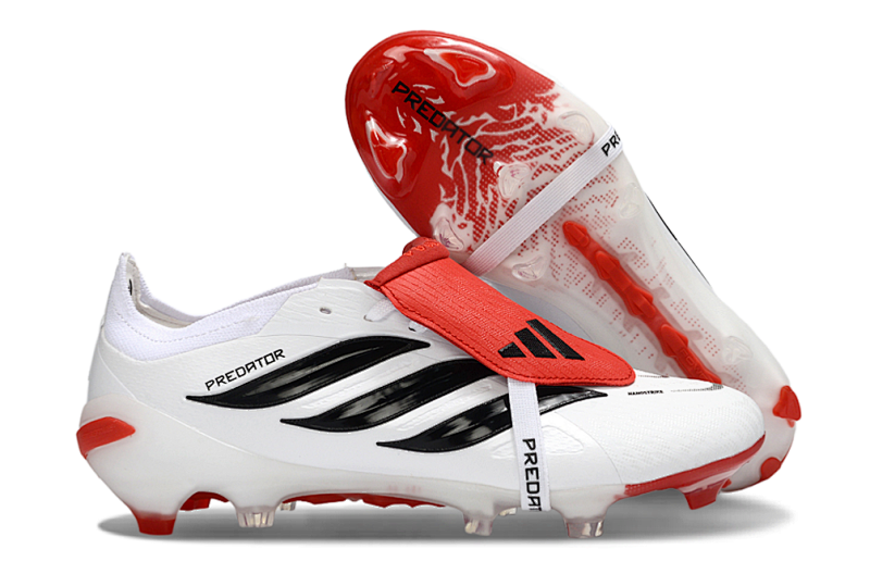 （到货39-45）阿迪达斯猎鹰26全针织有鞋带高帮FG足球鞋PREDATOR ACCURACY FG BOOTS 39-45