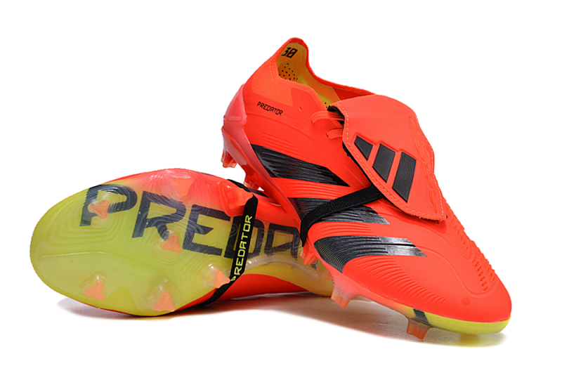 （到货39-45）阿迪达斯猎鹰精华全针织有鞋带高帮FG足球鞋PREDATOR ACCURACY+ FG BOOTS39-45