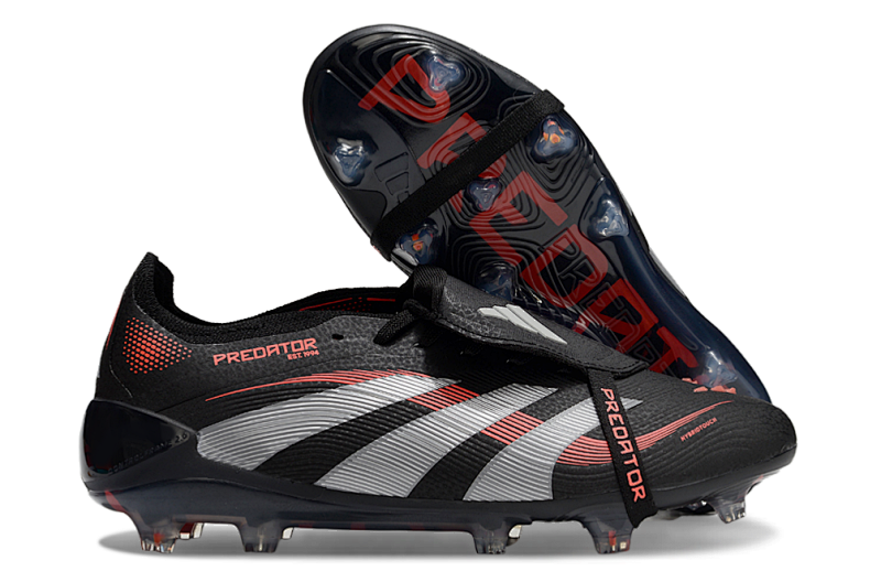 （到货36-45）阿迪达斯猎鹰25代全针织有鞋带FG足球鞋PREDATOR ACCURACY+ FG BOOTS 36-45