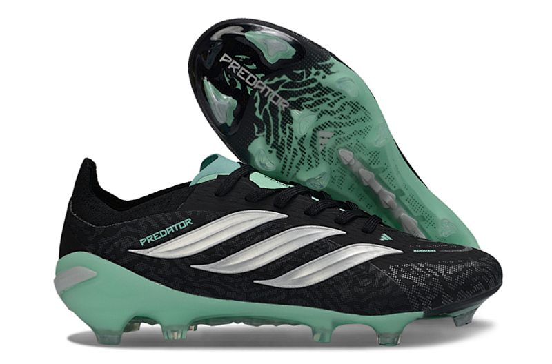 （到货36-45）阿迪达斯猎鹰26全针织有鞋带高帮FG足球鞋PREDATOR ACCURACY FG BOOTS 39-45
