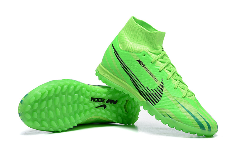 （到货）耐克刺客十五代高帮全针织防水MD加气垫草钉足球鞋Nike Superfly 8 Academy TF39-45