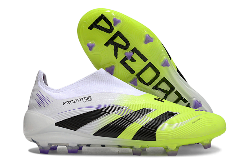 （到货36-45）阿迪达斯猎鹰25代全针织无鞋带FG足球鞋PREDATOR ACCURACY+ FG BOOTS 36-45