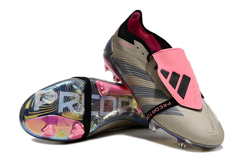 （到货36-45）阿迪达斯猎鹰24代全针织有鞋带高帮FG足球鞋PREDATOR ACCURACY+ FG BOOTS 36-45