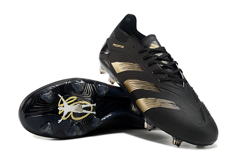 （到货36-45）阿迪达斯猎鹰精华全针织有鞋带高帮FG足球鞋PREDATOR ACCURACY+ FG BOOTS39-45