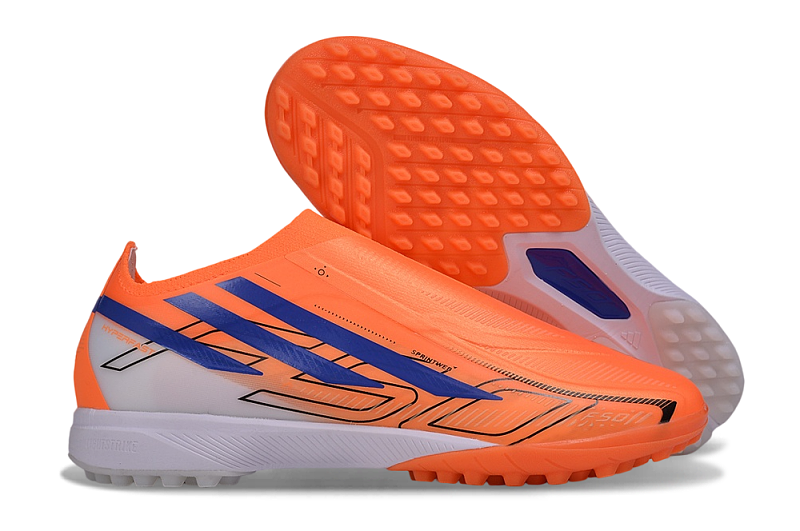 (到货36-45）阿迪达斯F50无鞋带全针织防水TF足球鞋adidas F50 Elite Laceless TF 36-45