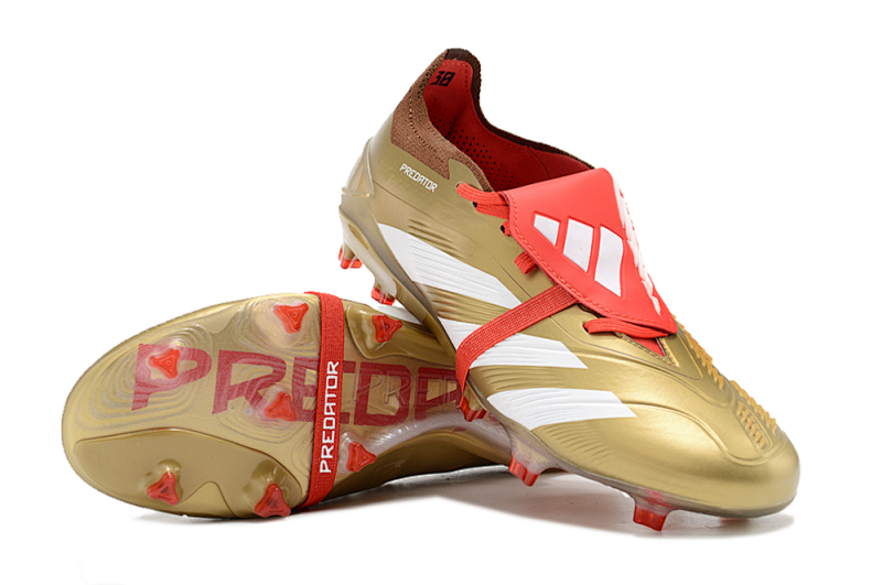 （到货39-45）阿迪达斯猎鹰精华全针织有鞋带高帮FG足球鞋PREDATOR ACCURACY+ FG BOOTS39-45