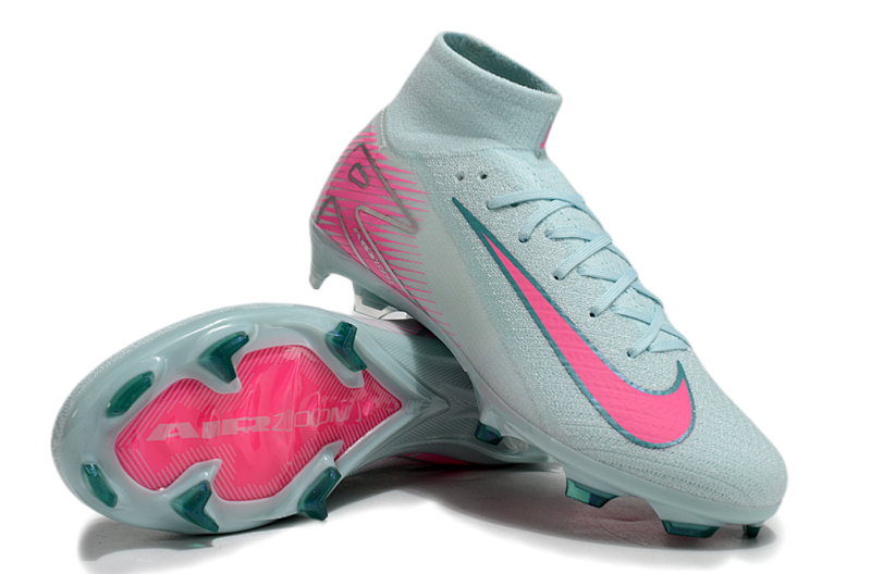 （到货36-45）耐克刺客十六代高帮内置全气垫防水针织FG足球鞋Nike Air Zoom Mercurial Superfly IIX Elite FG