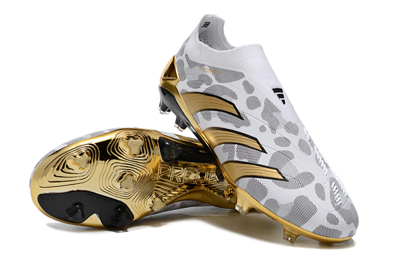 （到货36-45）阿迪达斯猎鹰精华全针织有鞋带高帮FG足球鞋PREDATOR ACCURACY+ FG BOOTS39-45