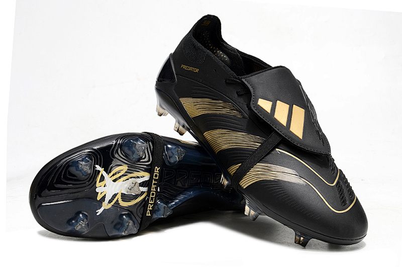 （到货36-45）阿迪达斯猎鹰24代全针织有鞋带高帮FG足球鞋PREDATOR ACCURACY+ FG BOOTS 36-45