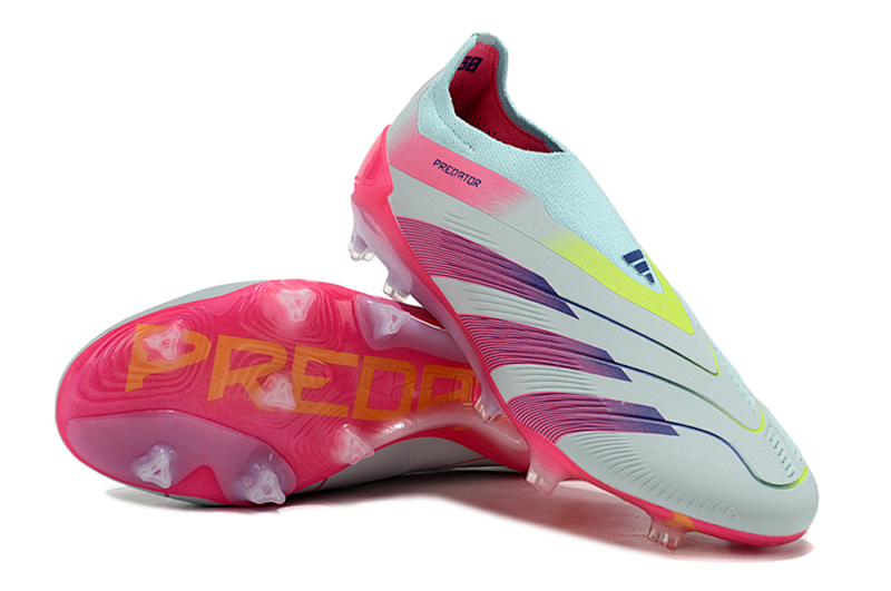 （到货39-45）阿迪达斯猎鹰精华全针织有鞋带高帮FG足球鞋PREDATOR ACCURACY+ FG BOOTS39-45