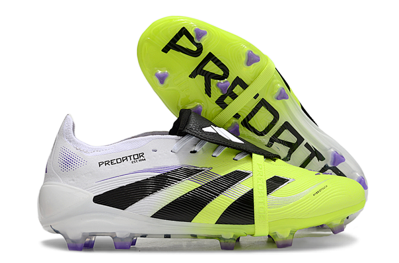 （到货36-45）阿迪达斯猎鹰25代全针织有鞋带FG足球鞋PREDATOR ACCURACY+ FG BOOTS 36-45