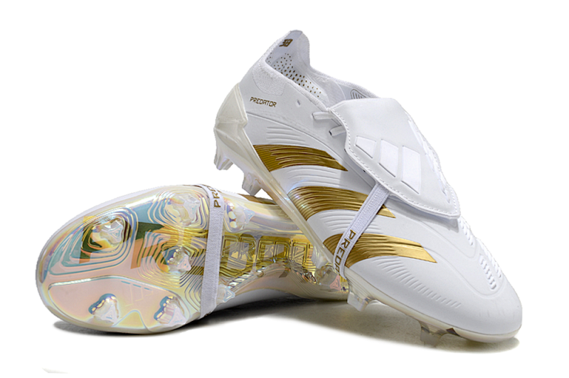 （到货36-45）阿迪达斯猎鹰24代全针织有鞋带高帮FG足球鞋PREDATOR ACCURACY+ FG BOOTS 36-45