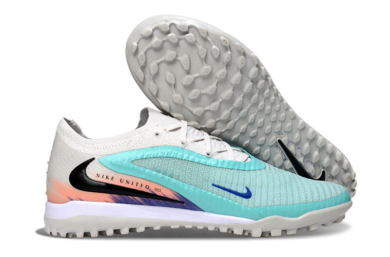 （到货39-45）耐克高帮幻影GX III白金色双层防水鱼丝全针织TF足球鞋Nike Phantom GX III Elite TF39-45