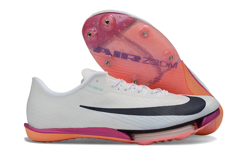 （到货36-44）耐克巴黎新款针织气垫蔷薇紫男女短跑钉鞋Nike Air Zoom Maxfly二代 36-44