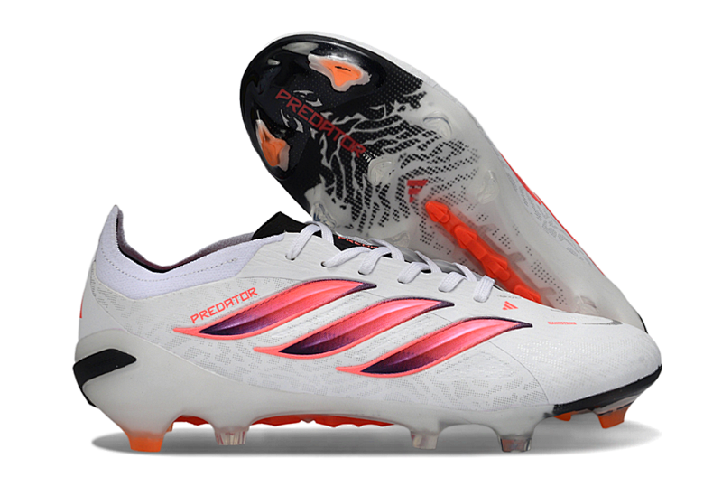 （到货39-45）阿迪达斯猎鹰26全针织有鞋带高帮FG足球鞋PREDATOR ACCURACY FG BOOTS 39-45
