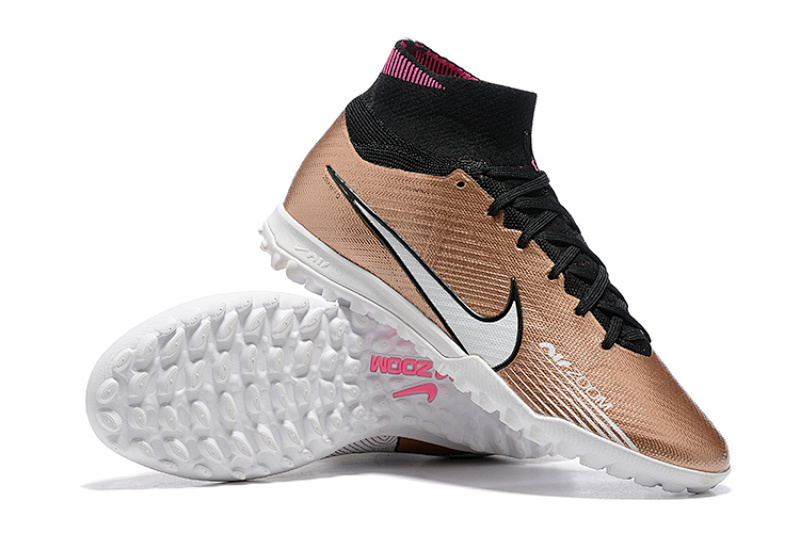 （到货）耐克刺客十五代高帮全针织防水MD加气垫草钉足球鞋Nike Superfly 8 Academy TF39-45