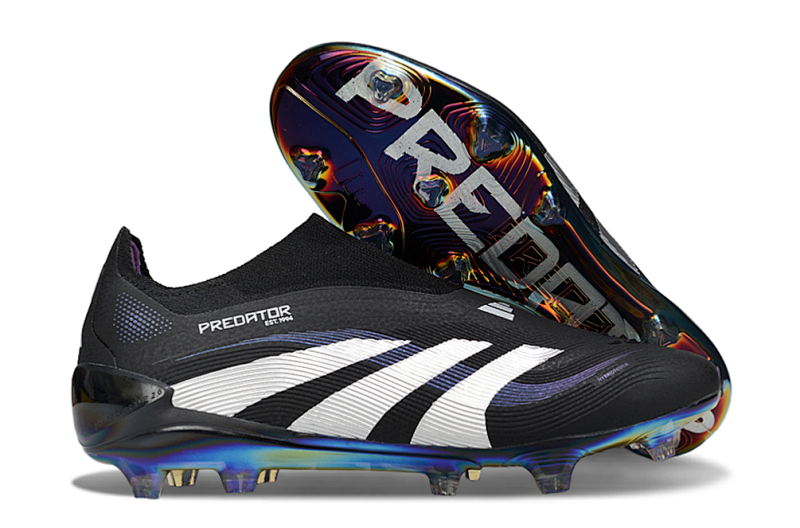 （到货36-45）阿迪达斯猎鹰25代全针织无鞋带FG足球鞋PREDATOR ACCURACY+ FG BOOTS 36-45
