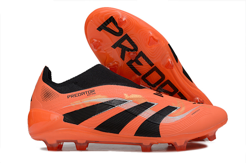 （到货36-45）阿迪达斯猎鹰25代全针织无鞋带FG足球鞋PREDATOR ACCURACY+ FG BOOTS 36-45