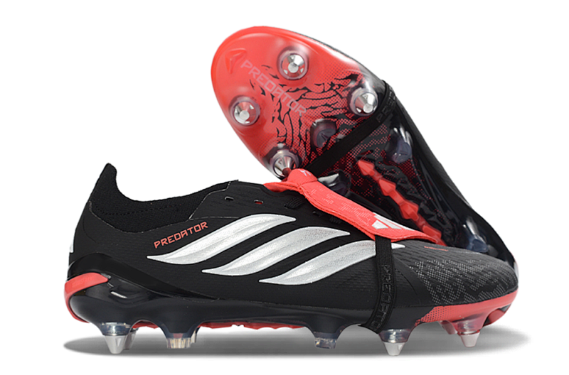 （到货39-45）阿迪达斯猎鹰26全针织有鞋带高帮FG足球鞋PREDATOR ACCURACY FG BOOTS 39-45