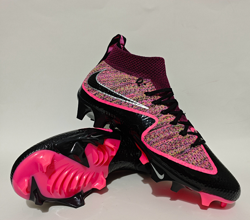 （到货39-46）耐克全新全针织减震防滑耐磨橄榄球鞋黑白色 NIKE Vapor Edge 360 39-46