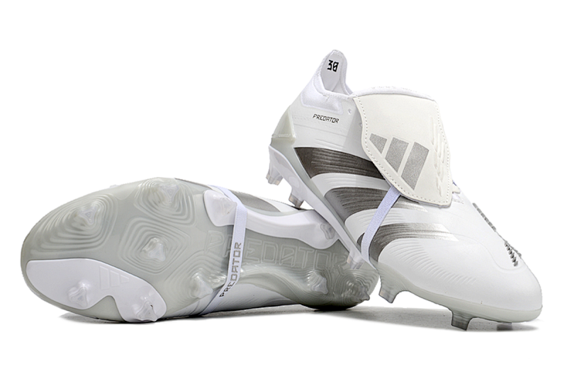 （到货39-45）阿迪达斯猎鹰精华全针织有鞋带高帮FG足球鞋PREDATOR ACCURACY+ FG BOOTS39-45
