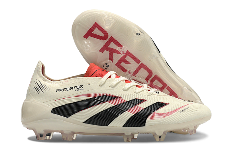 （到货36-45）阿迪达斯猎鹰25代全针织有鞋带FG足球鞋PREDATOR ACCURACY+ FG BOOTS 36-45