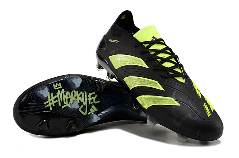 （到货36-45）阿迪达斯猎鹰精华全针织有鞋带高帮FG足球鞋PREDATOR ACCURACY+ FG BOOTS36-45