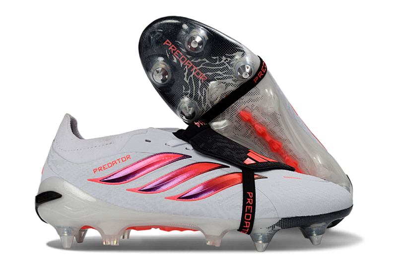 （到货39-45）阿迪达斯猎鹰26全针织有鞋带高帮FG足球鞋PREDATOR ACCURACY FG BOOTS 39-45