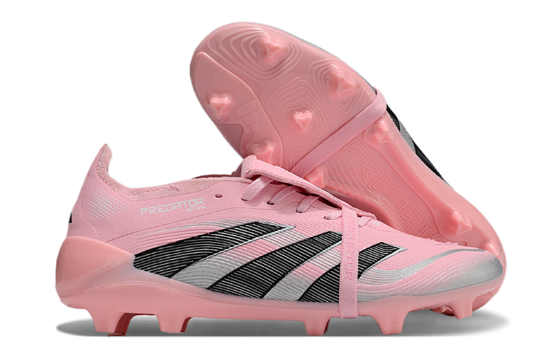 （到货36-45）阿迪达斯猎鹰25代全针织有鞋带FG足球鞋PREDATOR ACCURACY+ FG BOOTS 36-45