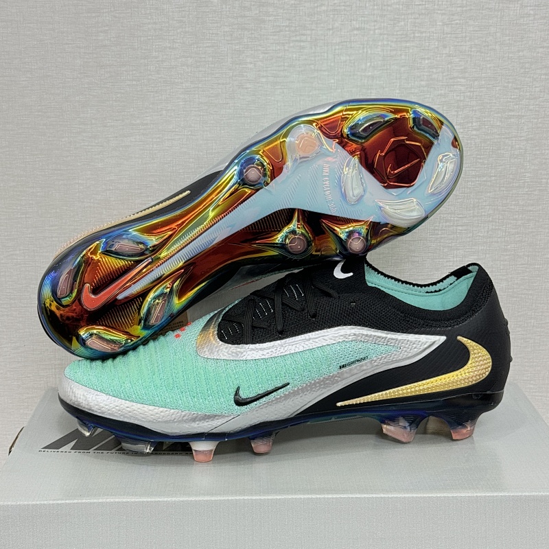 （到货36-46）耐克低帮幻影GX III双层防水鱼丝全针织FG足球鞋Nike Phantom 6 GX III Elite FG39-46