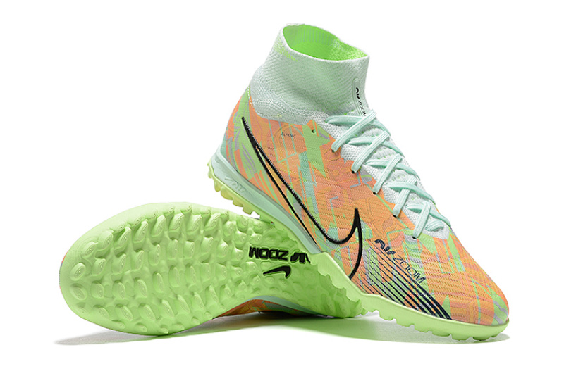 （到货）耐克刺客十五代高帮全针织防水MD加气垫草钉足球鞋Nike Superfly 8 Academy TF39-45