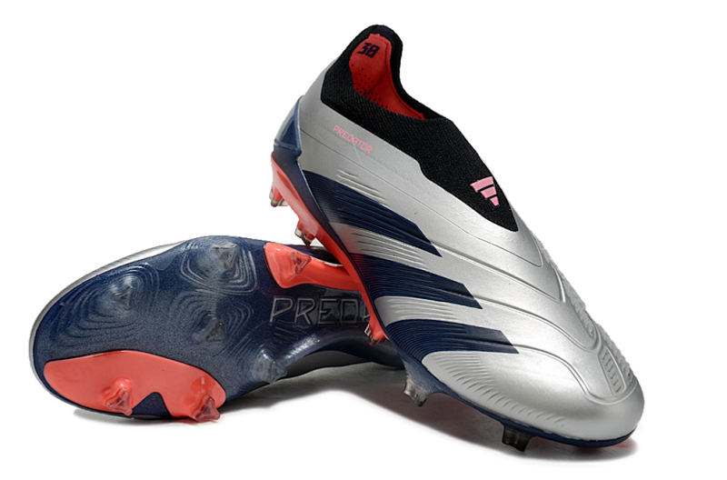 （到货39-45）阿迪达斯猎鹰24全针织无鞋带高帮FG足球鞋PREDATOR ACCURACY+ FG BOOTS39-45
