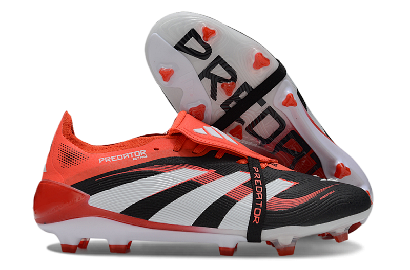 （到货36-45）阿迪达斯猎鹰25代全针织有鞋带FG足球鞋PREDATOR ACCURACY+ FG BOOTS 36-45